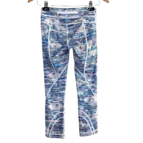 Lululemon Run: Inspire Tight Blurry Belle Multi Crop Leggings 2 - Picture 3 of 5